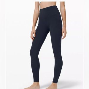 True navy align leggings size 0
